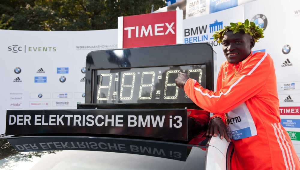 Kimetto ostenta el récord actual en maratón