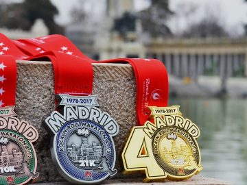 Medallas de la Maratón de Madrid 2017