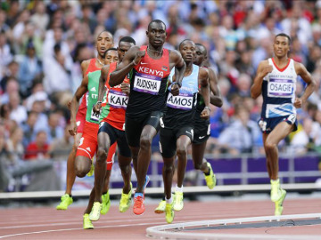 El atleta keniano Rudisha