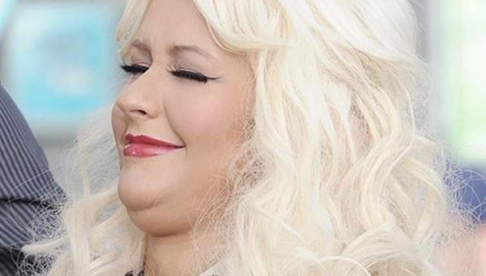 A Christina Aguilera también le sale