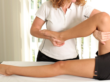 Masaje de fisioterapia