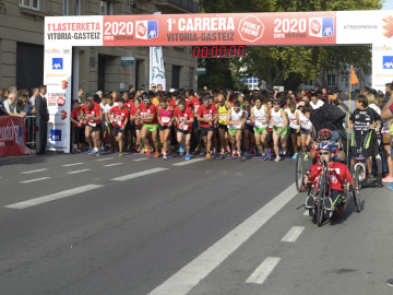 Salida de la carrera Salida de la carrera