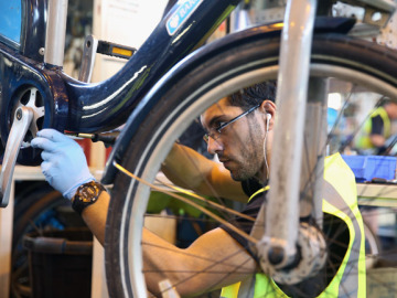 Reparaci&oacute;n de bicicleta