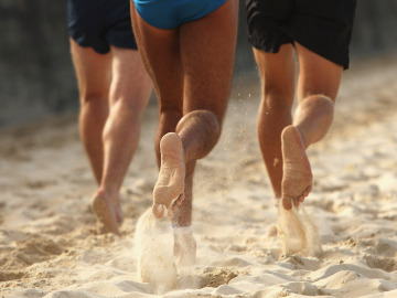Correr descalzo Correr descalzo
