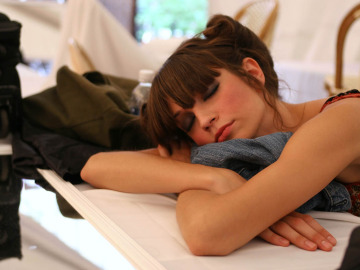 Mujer durmiendo