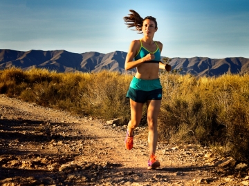 Paula Butragueño corriendo Paula Butragueño corriendo