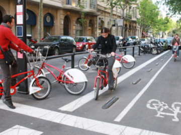 Servicio de bicicletas en Barcelona