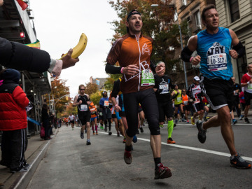 Alimentaci&oacute;n durante una carrera