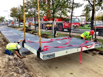 Instalaci&oacute;n del carril bici solar