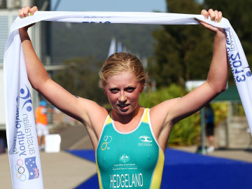 Ganadora de triatlón Ganadora de triatlón