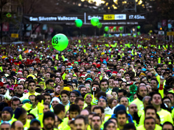 Salida de la San Silvestre popular Salida de la San Silvestre popular