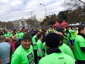 Participantes de la Rexona Street Run Madrid