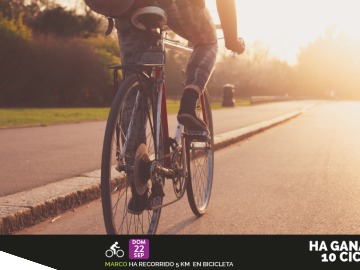 Recompensas por montar en bici