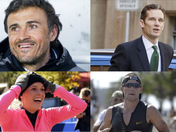 Varios de los deportistas que se pasaron a la maratón Varios de los deportistas que se pasaron a la maratón