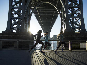 Mujeres corredoras del Nike Run Club