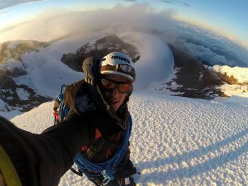 Karl Egloff en un momento de ascensi&oacute;n