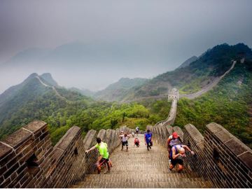 Hay que estar en forma para subir la Gran Muralla China Hay que estar en forma para subir la Gran Muralla China
