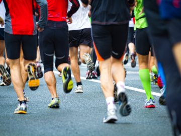 Corredores de una marat&oacute;n