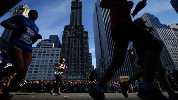 Participantes de la Maratón de Nueva York