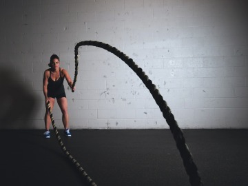 Entrenamiento con Battle Ropes