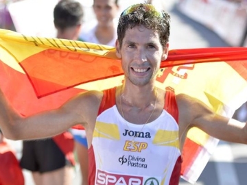 Javier Guerra en el campeonato de Europa Javier Guerra en el campeonato de Europa