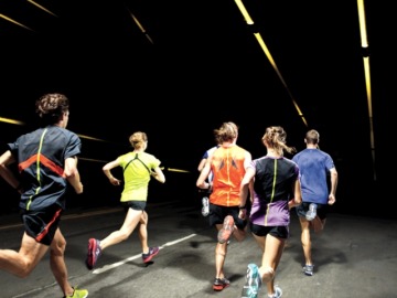 Corredores en una carrera Corredores en una carrera