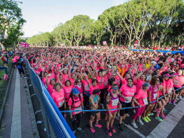 Salida de la Carrera de la Mujer en Madrid
