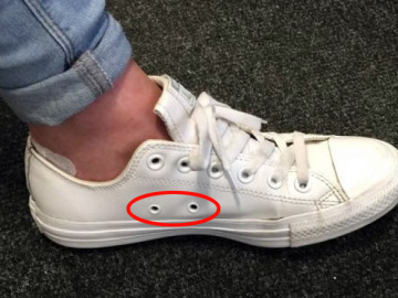 ¿Para qué sirven los agujeros laterales de las zapatillas? ¿Para qué sirven los agujeros laterales de las zapatillas?
