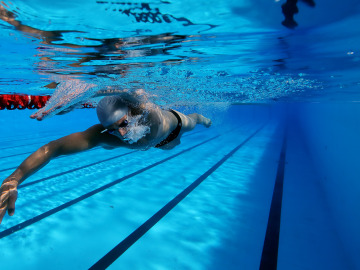 Ejercicio en la piscina Ejercicio en la piscina