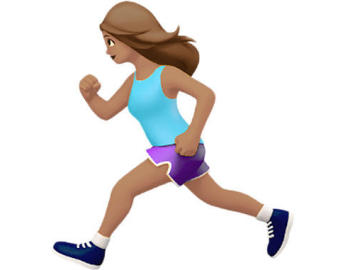 Emoji de corredora Emoji de corredora