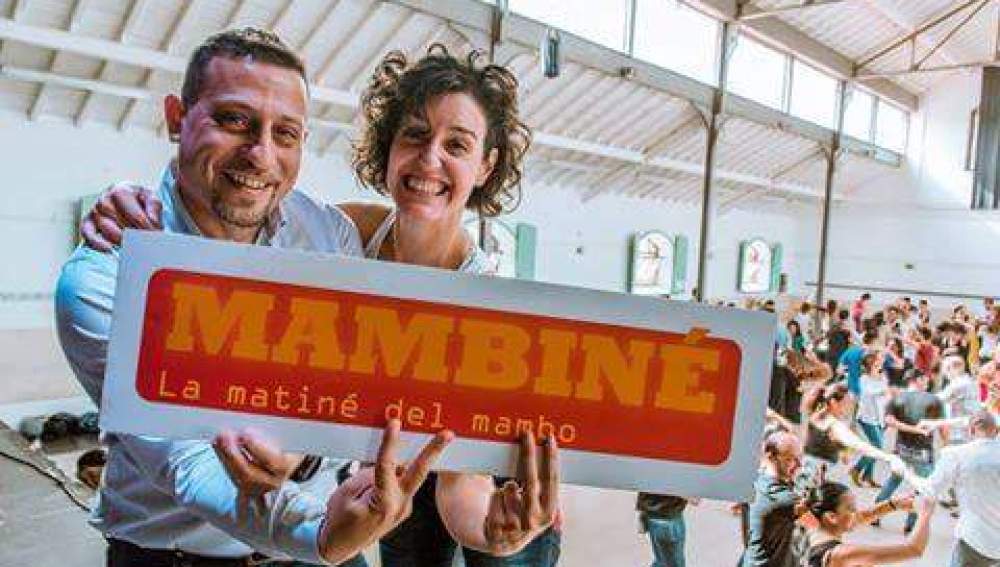 Sara Güemes y DJ Pablo Bat en la Mambiné segundo aniversario